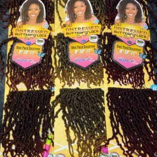 Soft Distressed Butterfly Locs