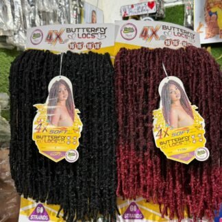 4x Butterfly Locs