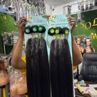 Silky Straight Unprocessed Virgin Hair Extensions