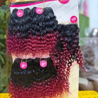 Verynice Bebe Curls with One Part Closure
