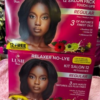 Lush Hair No Lye Relaxer 12 Salon Pack Touch Ups Regular