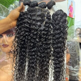 Glamour Girl Luxe Curls Extensions with 4x4 Closure